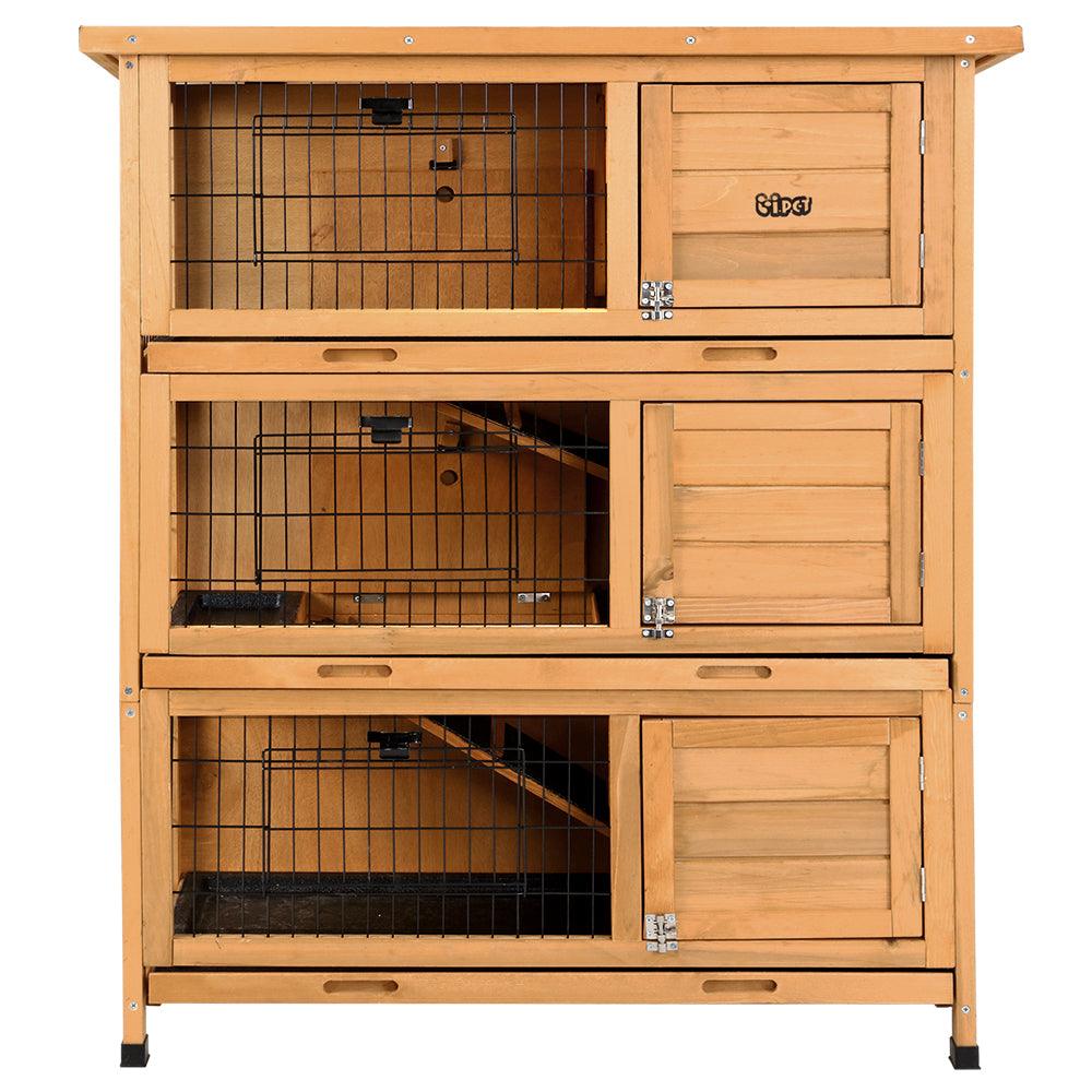 Buy i.Pet Rabbit Hutch 91.5cm x 46cm x 116.5cm Chicken Coop Large House Cage Run Wooden Bunny Outdoor discounted | Products On Sale Australia