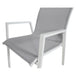 Buy Iberia 2pc Set Aluminium Outdoor Dining Table Chair White discounted | Products On Sale Australia