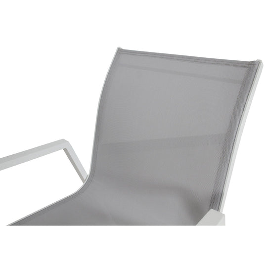 Buy Iberia 2pc Set Aluminium Outdoor Dining Table Chair White discounted | Products On Sale Australia