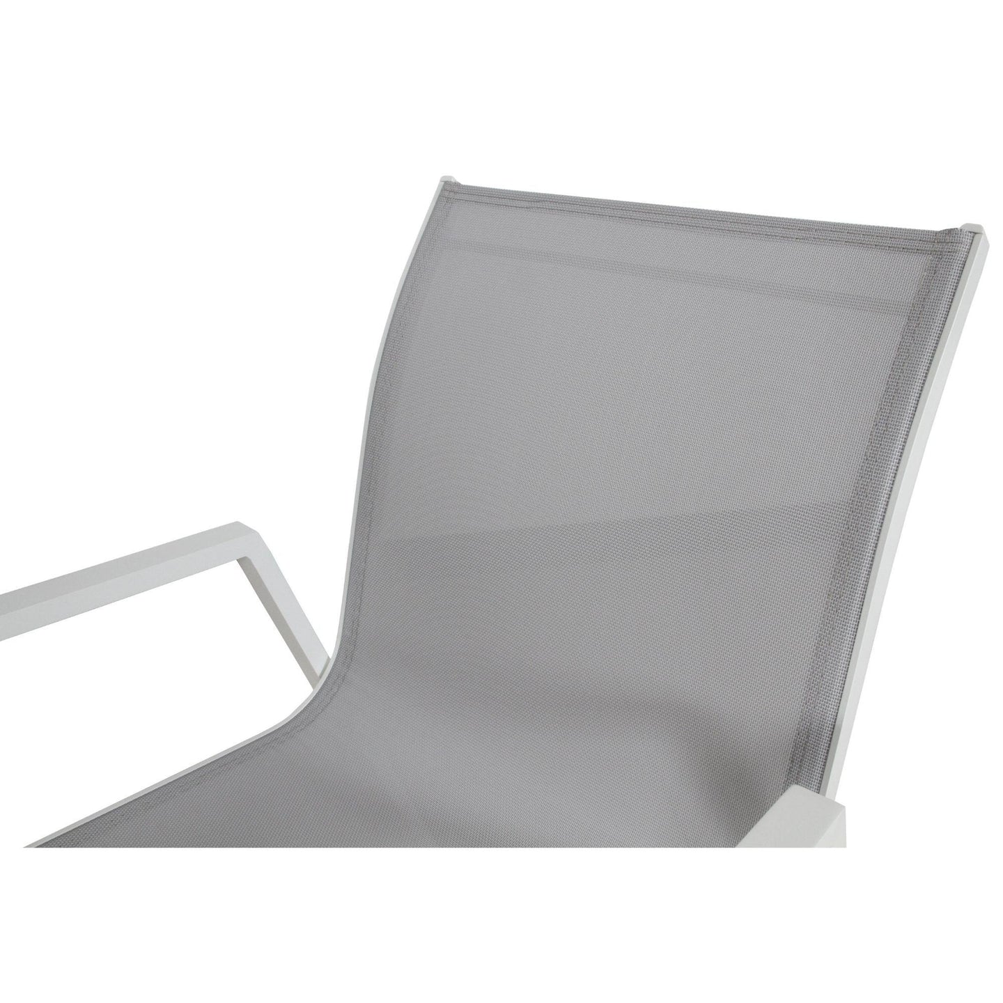 Buy Iberia 4pc Set Aluminium Outdoor Dining Table Chair White discounted | Products On Sale Australia