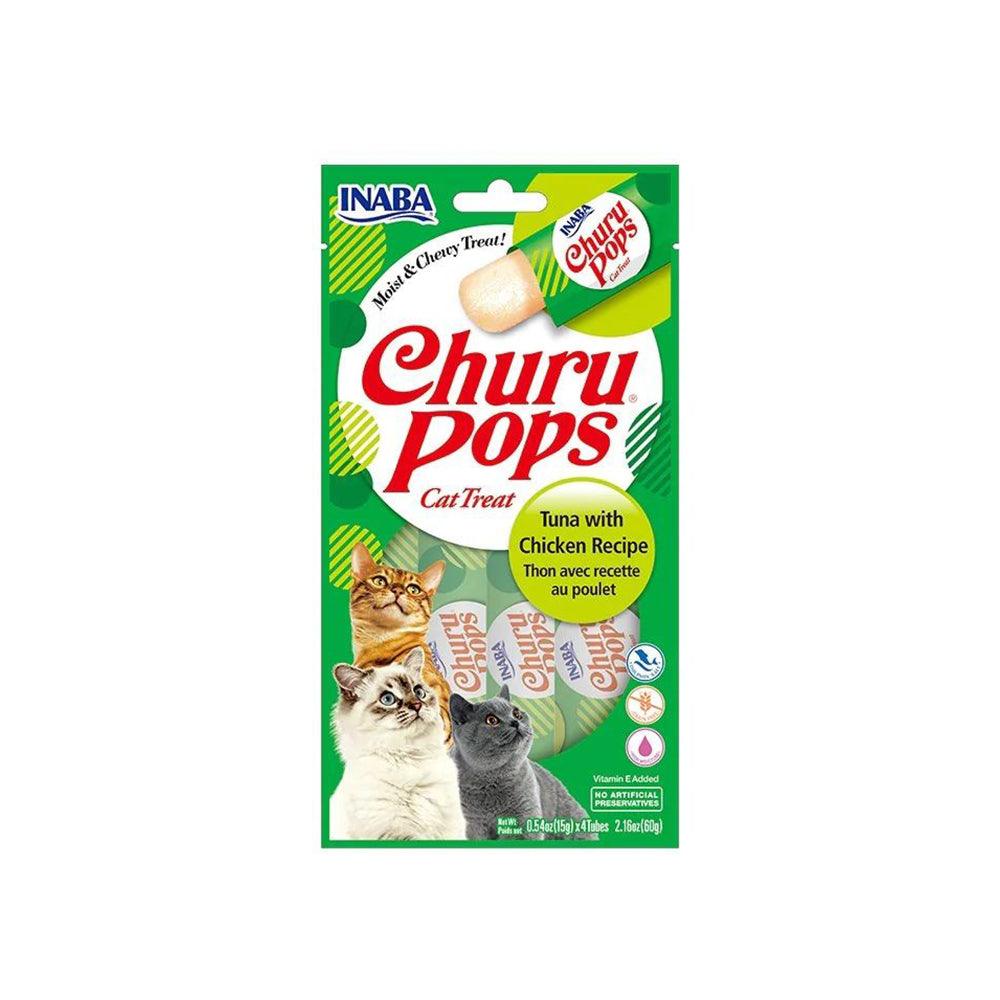 Buy INABA Churu Pops Tuna With Chicken Recipe (15G X 4) 6PK discounted | Products On Sale Australia