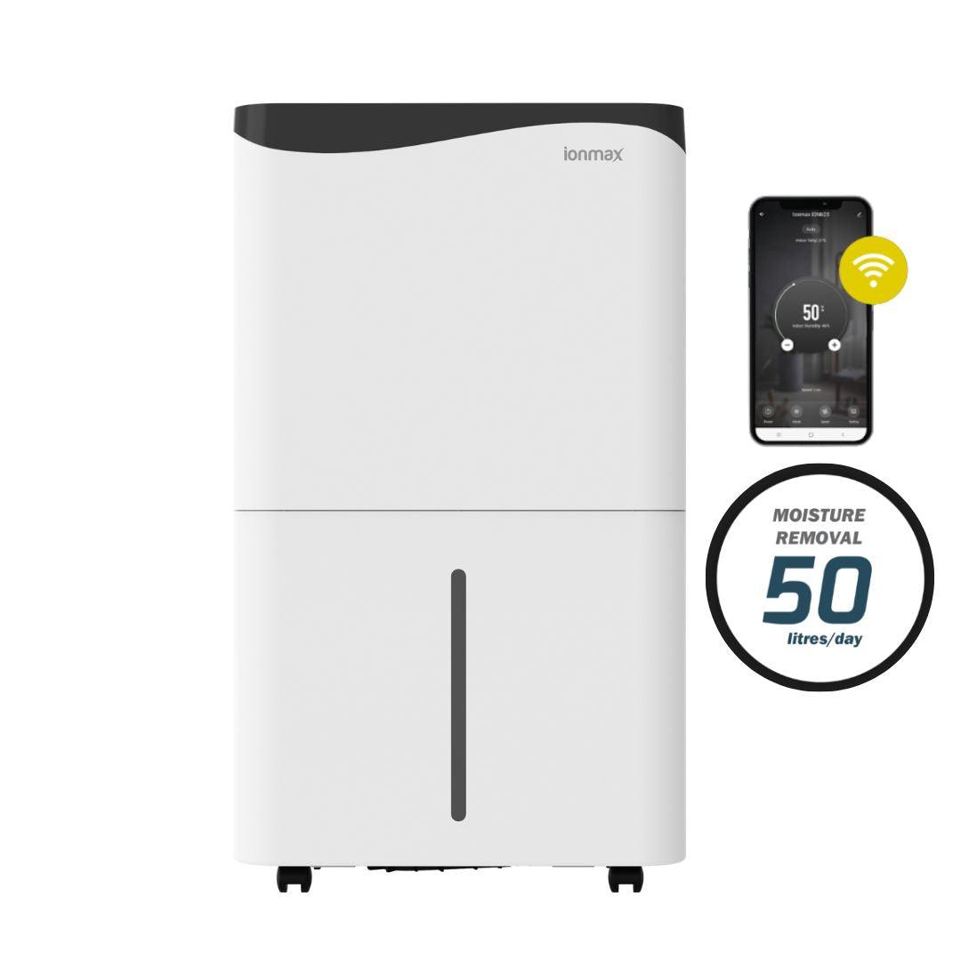 Buy Ionmax Rhine 50L/day Compressor Dehumidifier with Mobile App discounted | Products On Sale Australia