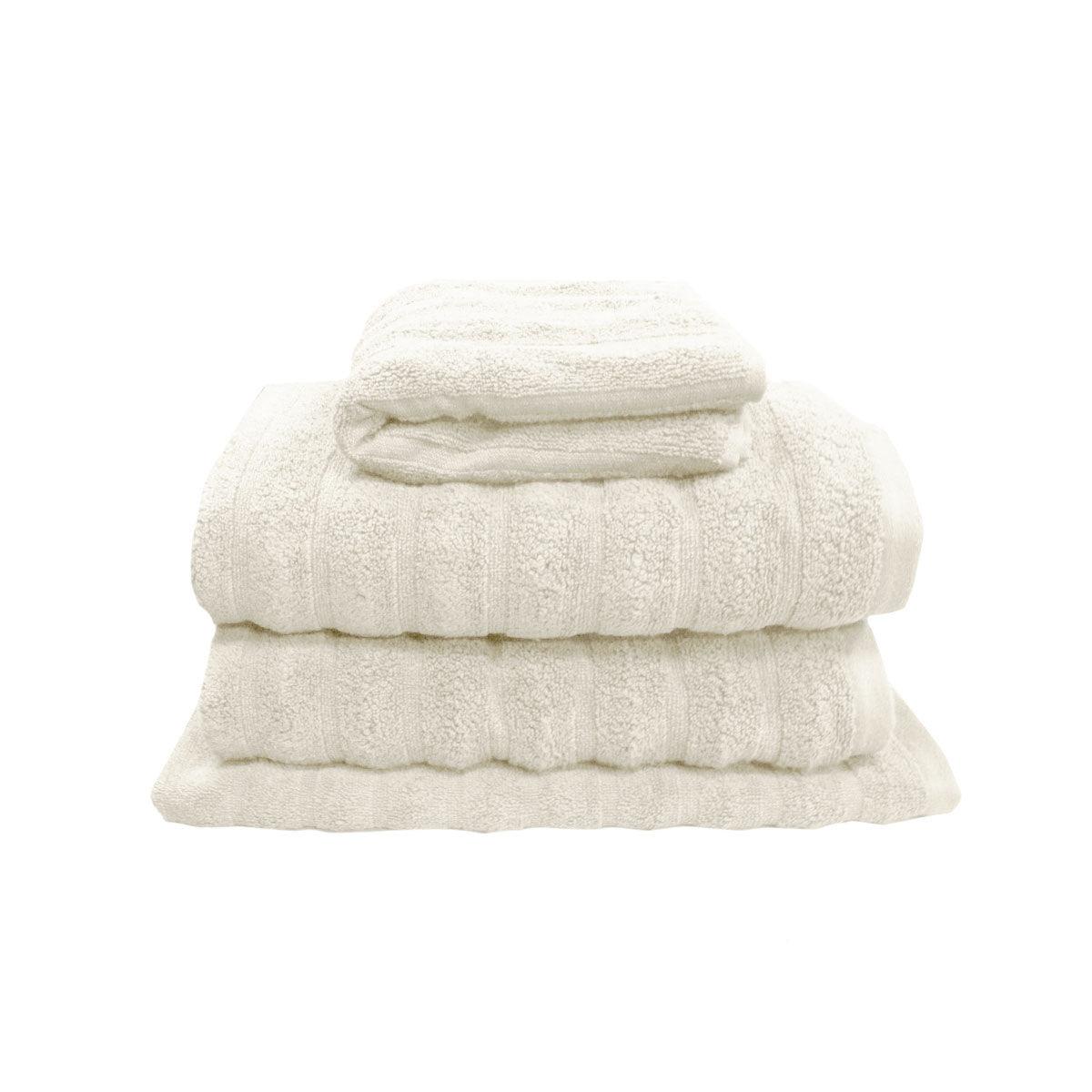 Buy J Elliot Home Set of 4 George Collective Cotton Bath Towel Set Snow discounted | Products On Sale Australia