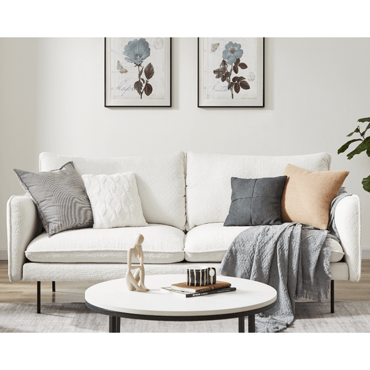 Buy Jasmine Boucle 3 Seater Sofa discounted | Products On Sale Australia