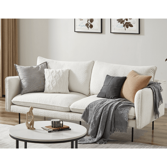 Buy Jasmine Boucle 3 Seater Sofa discounted | Products On Sale Australia