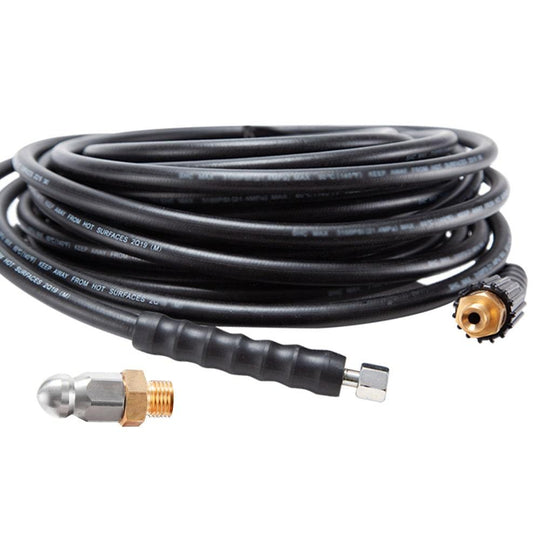 Buy Jet-USA 20M Petrol Pressure Washer Hose Extension with Drain Cleaner Nozzle Accesory Pack discounted | Products On Sale Australia