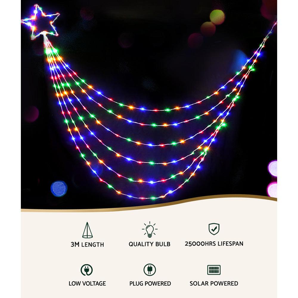 Buy Jingle Jollys 3M Solar Christmas Lights String Light 200 LED discounted | Products On Sale Australia