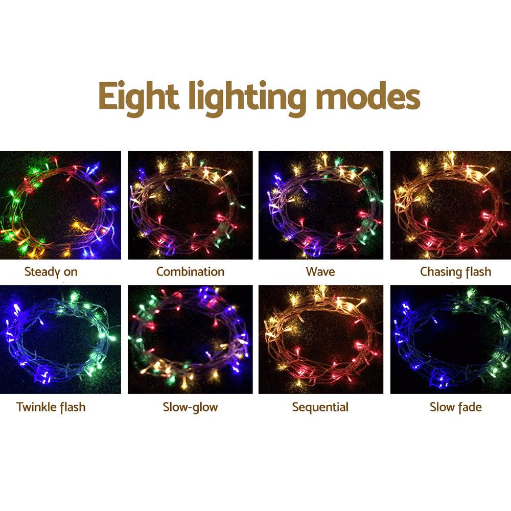 Buy Jingle Jollys 50M Christmas Lights String Light 500 LED Colourful discounted | Products On Sale Australia