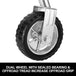 Buy Jockey Wheel 10" Inch Swing Up Rubber Wheel 1000kg Caravan Boat Trailer discounted | Products On Sale Australia