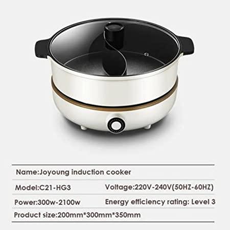 Buy Joyoung IH Induction Cooker with Hot Pot C21-CL01, 300W-2100W Adjustable Power Supply, Separated Pot and Stove discounted | Products On Sale Australia