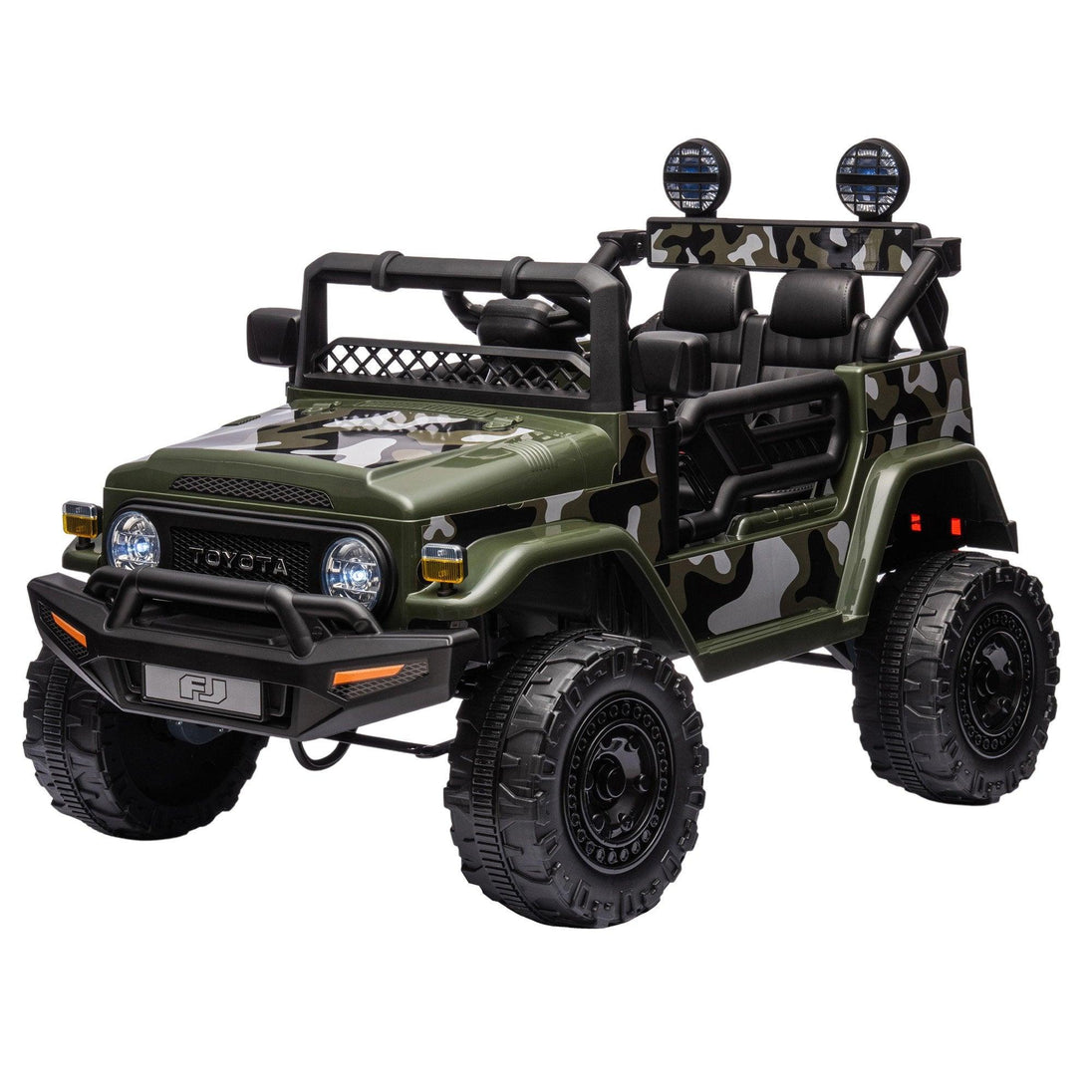 Buy Kahuna Authorised Toyota FJ Cruiser Kids Electric Ride On Car - Green discounted | Products On Sale Australia