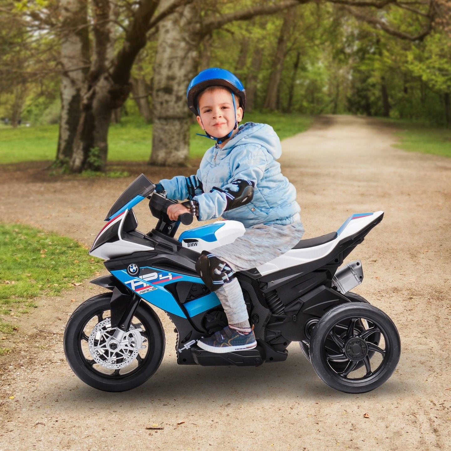 Buy Kahuna Bmw Hp4 Race Kids Ride-on Motorbike In Blue discounted | Products On Sale Australia