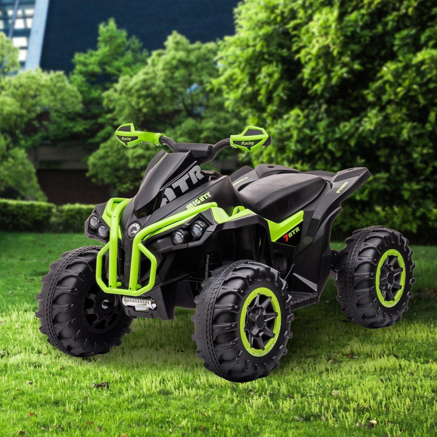 Buy Kahuna GTS99 Kids Electric Ride On Quad Bike Toy ATV 50W - Green discounted | Products On Sale Australia