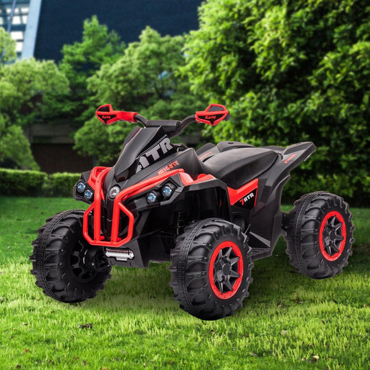 Buy Kahuna GTS99 Kids Electric Ride On Quad Bike Toy ATV 50W - Red discounted | Products On Sale Australia