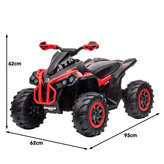 Buy Kahuna GTS99 Kids Electric Ride On Quad Bike Toy ATV 50W - Red | Products On Sale Australia