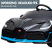 Buy Kahuna Licensed Bugatti Divo Kids Electric Ride On Car - Black discounted | Products On Sale Australia