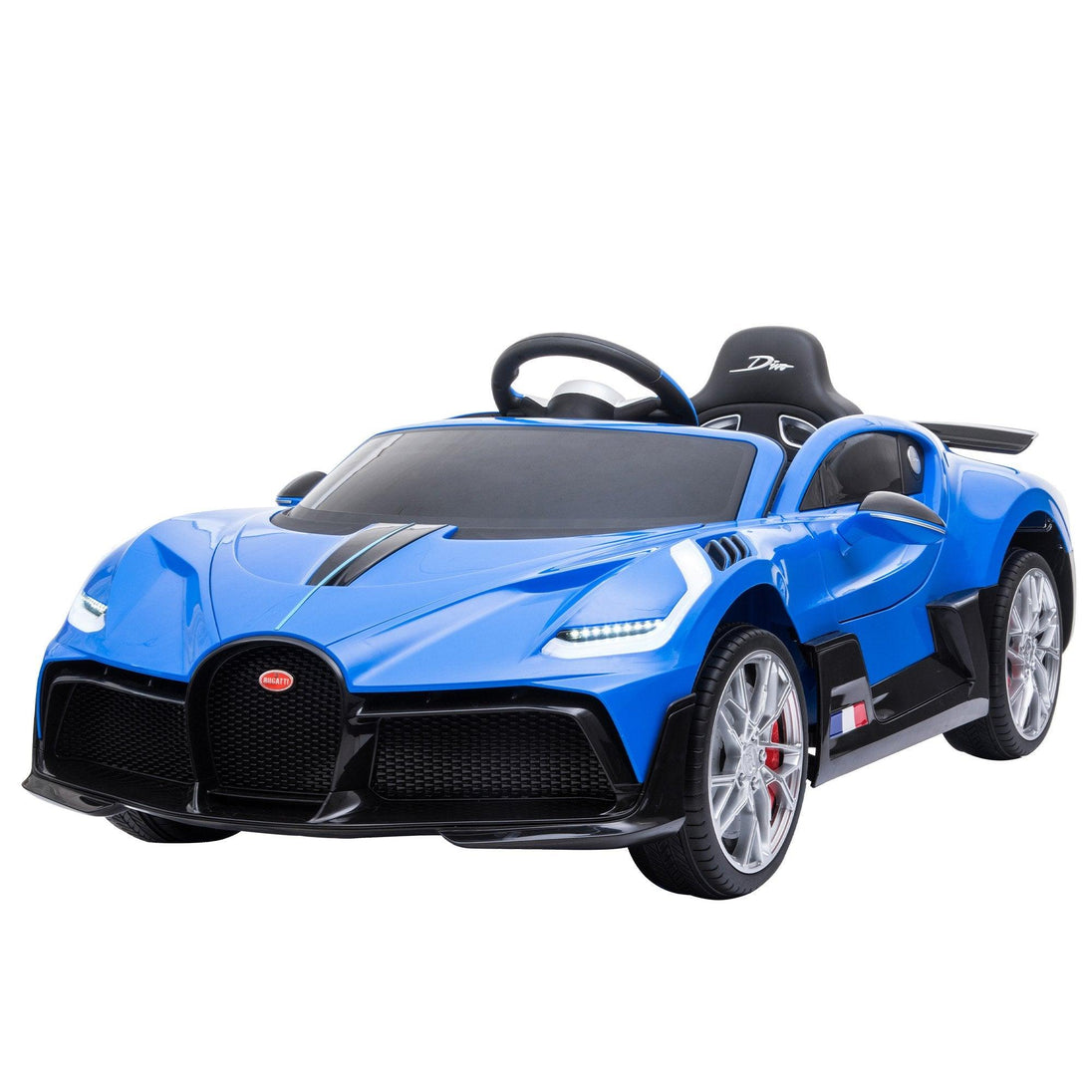 Buy Kahuna Licensed Bugatti Divo Kids Electric Ride On Car - Blue discounted | Products On Sale Australia