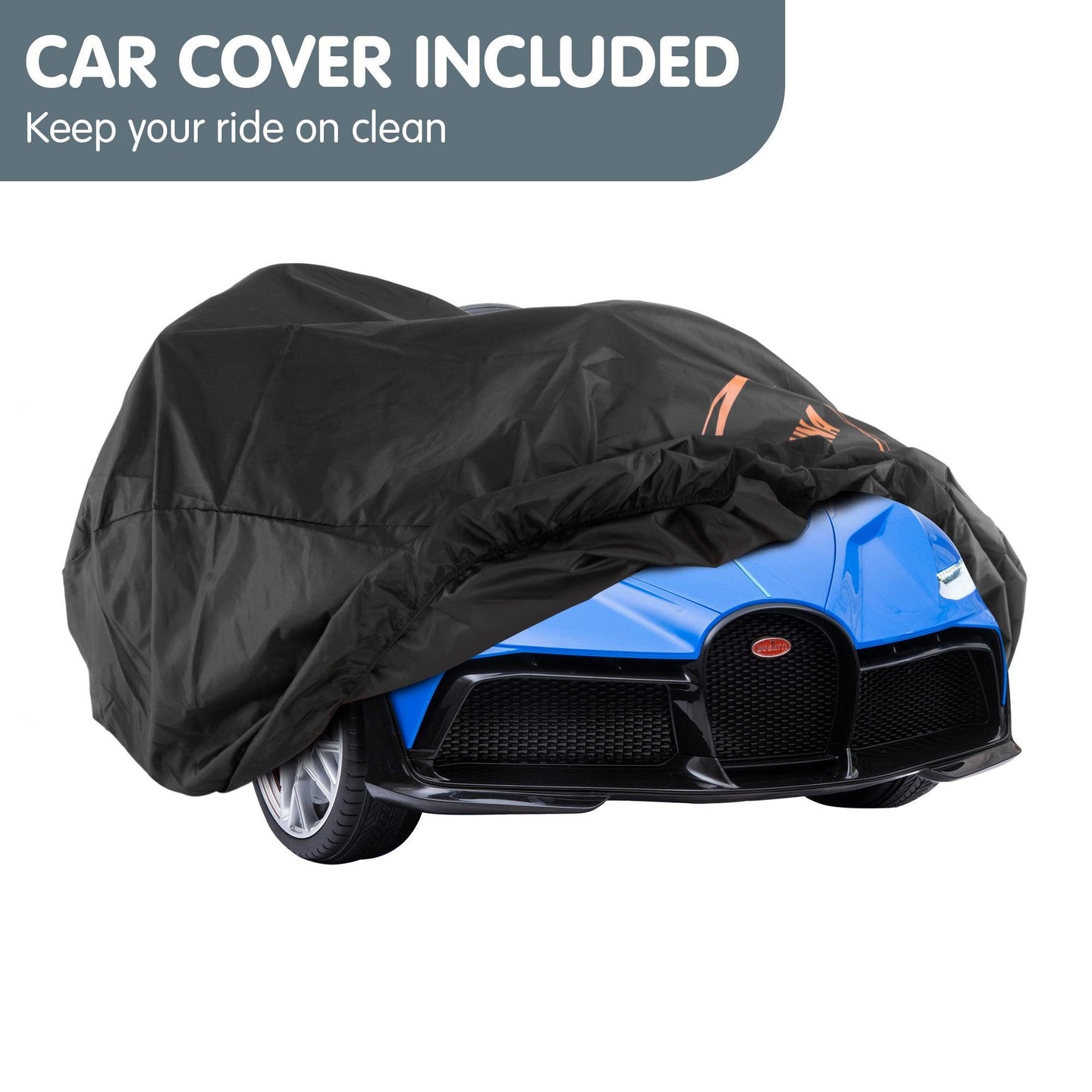 Buy Kahuna Licensed Bugatti Divo Kids Electric Ride On Car - Blue discounted | Products On Sale Australia