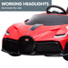 Buy Kahuna Licensed Bugatti Divo Kids Electric Ride On Car - Red discounted | Products On Sale Australia