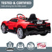 Buy Kahuna Licensed Bugatti Divo Kids Electric Ride On Car - Red discounted | Products On Sale Australia