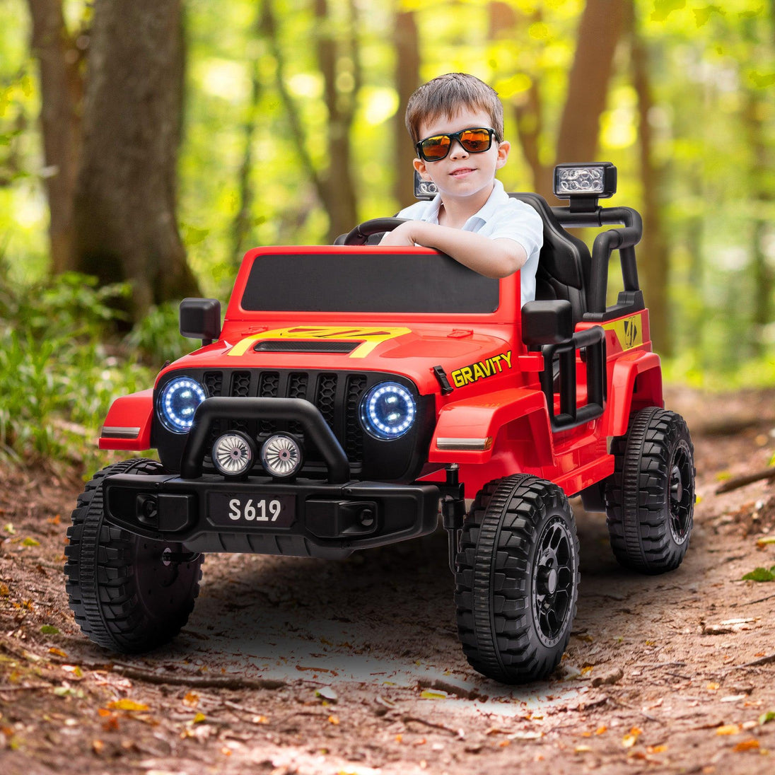 Buy Kahuna S619 Gravity Kids Electric Ride On Car - Red discounted | Products On Sale Australia