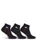 Buy Kappa Mens Ankle Socks - Black - 1 Pack of 3 - EU 39-41 discounted | Products On Sale Australia