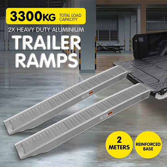 Buy Kartrite 2x Heavy Duty Aluminium Loading Ramps - 2m discounted | Products On Sale Australia