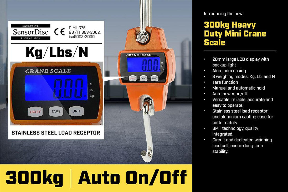 Buy Kartrite Crane Scales Hanging 300Kg Industrial Electronic discounted | Products On Sale Australia