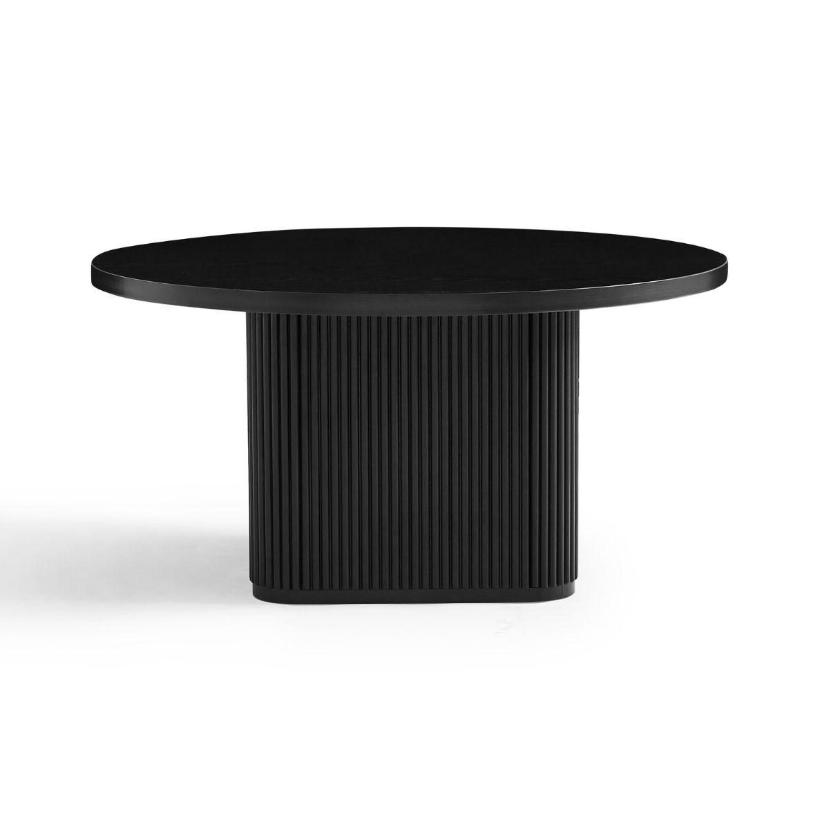 Kate Black Round Column Coffee Table Products On Sale Australia | Furniture > Living Room Category