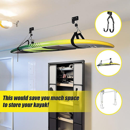 Buy Kayak Hoist Ceiling Rack discounted | Products On Sale Australia