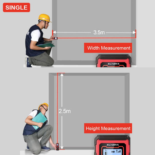Buy KEAMYA 40m Laser Distance Measurer Meter Range Finder Area Volume Digital discounted | Products On Sale Australia