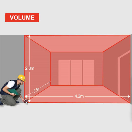 Buy KEAMYA 40m Laser Distance Measurer Meter Range Finder Area Volume Digital discounted | Products On Sale Australia