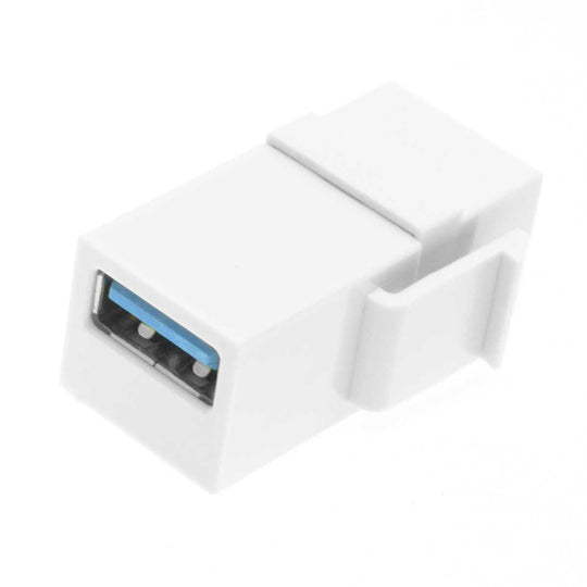 Buy Keystone Jack-USB 3.0 A Female to A Female Coupler Adapter wall plate discounted | Products On Sale Australia