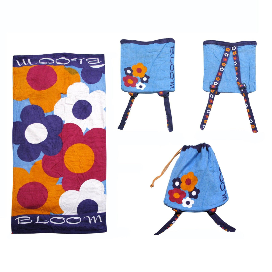 Buy Kids Beach Towel N Bag Bloom discounted | Products On Sale Australia