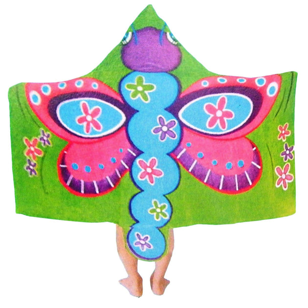 Buy Kids Cotton Velour Beach Cape Butterfly discounted | Products On Sale Australia