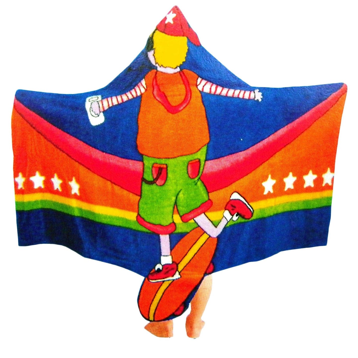 Buy Kids Cotton Velour Beach Cape Skater Boy discounted | Products On Sale Australia