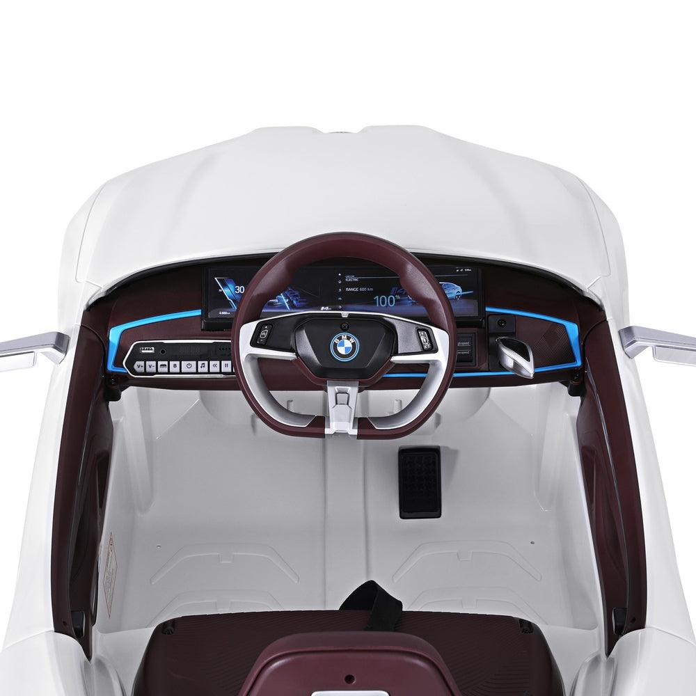 Buy Kids Ride On Car BMW Licensed I4 Sports Remote Control Electric Toys 12V White discounted | Products On Sale Australia