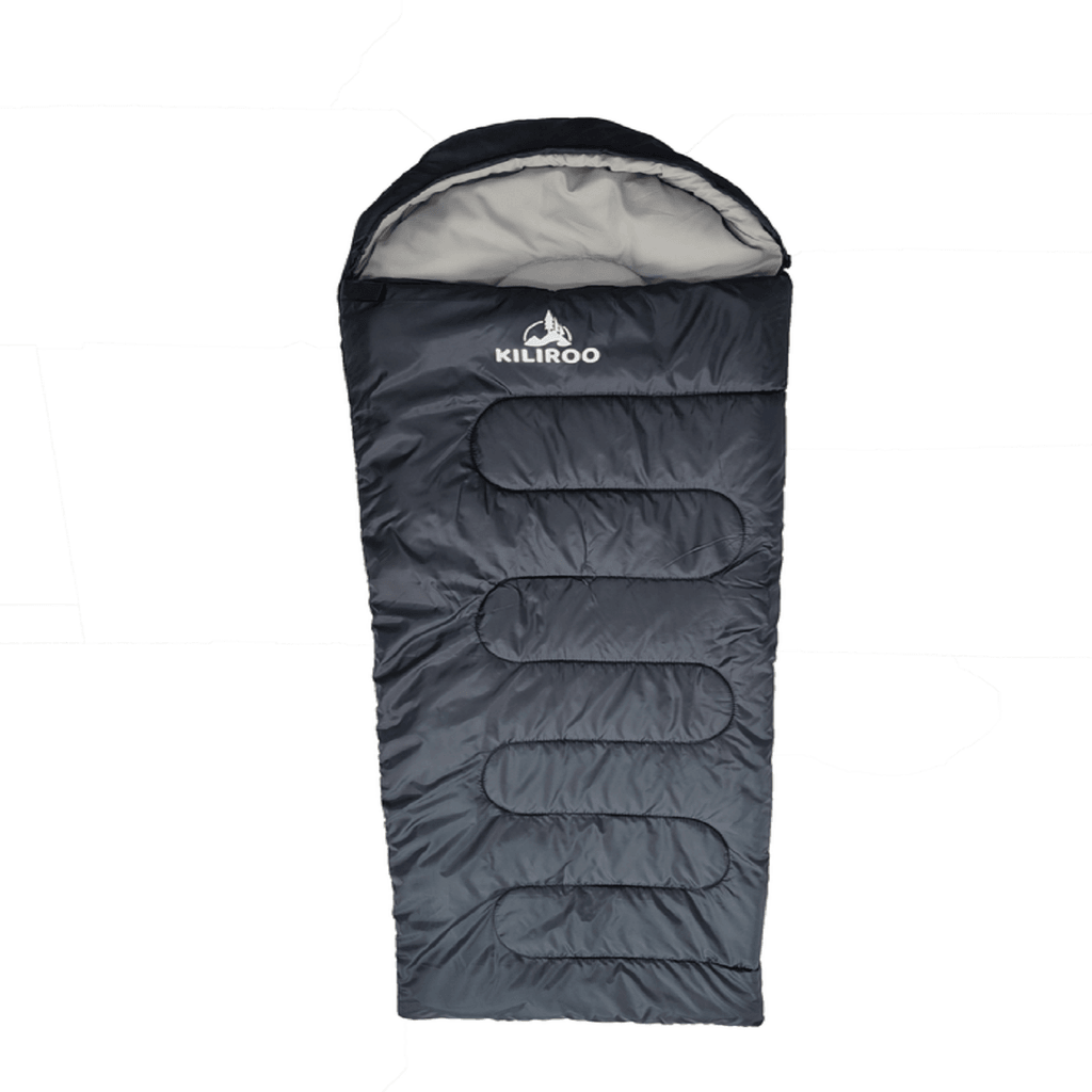 Buy KILIROO Sleeping Bag 350GSM Black discounted | Products On Sale Australia