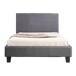 Buy King Single Linen Fabric Bed Frame Grey discounted | Products On Sale Australia