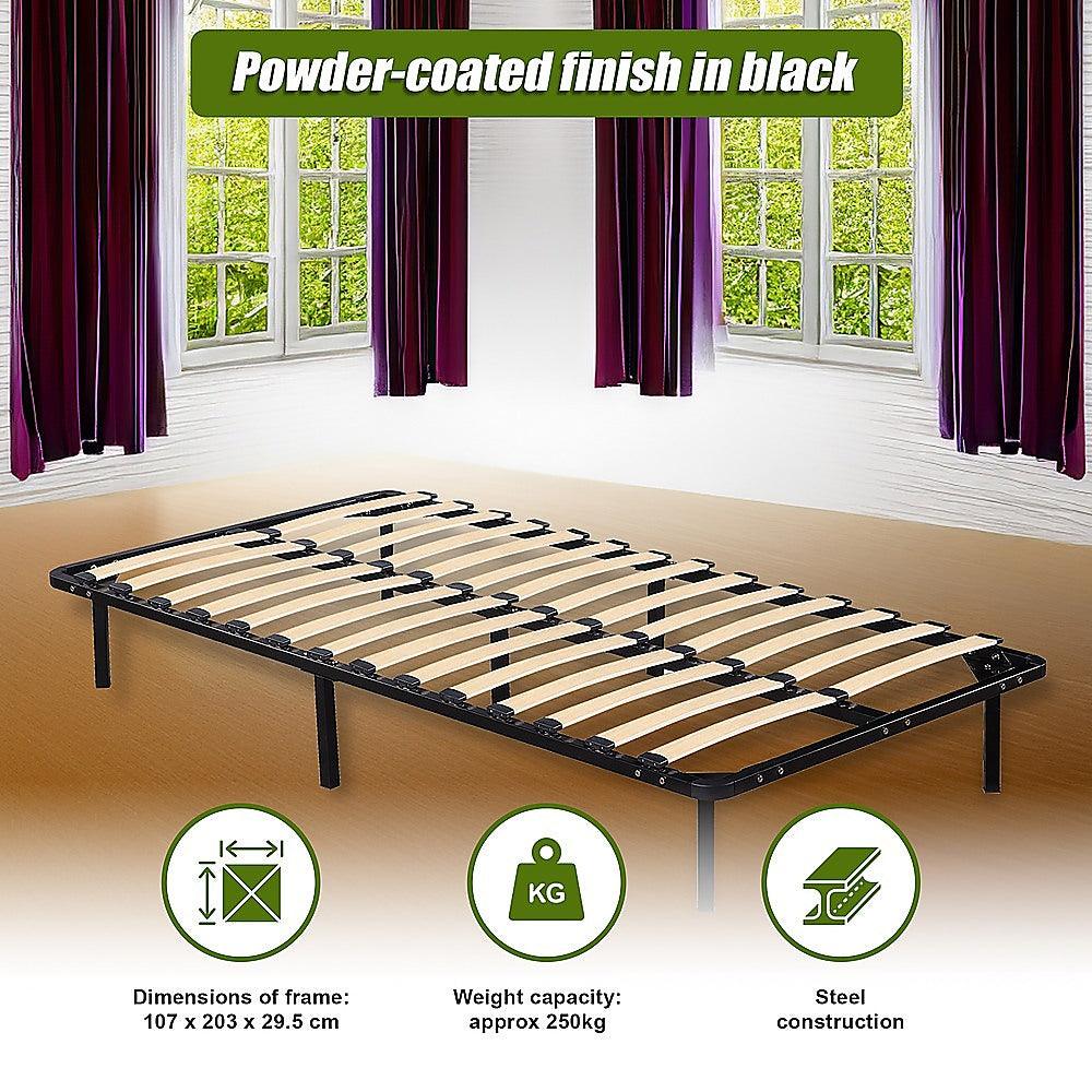 Buy King Single Metal Bed Frame - Bedroom Furniture discounted | Products On Sale Australia