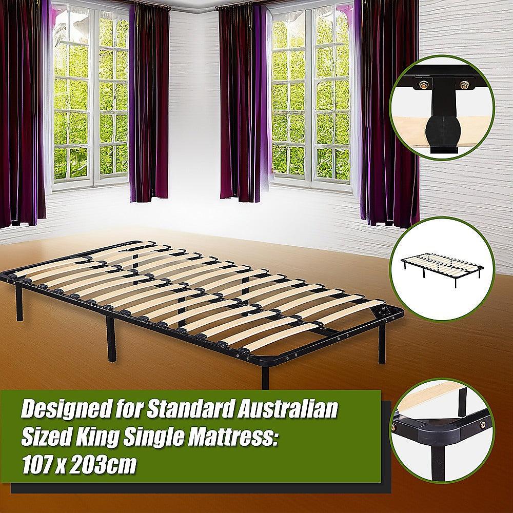 Buy King Single Metal Bed Frame - Bedroom Furniture discounted | Products On Sale Australia