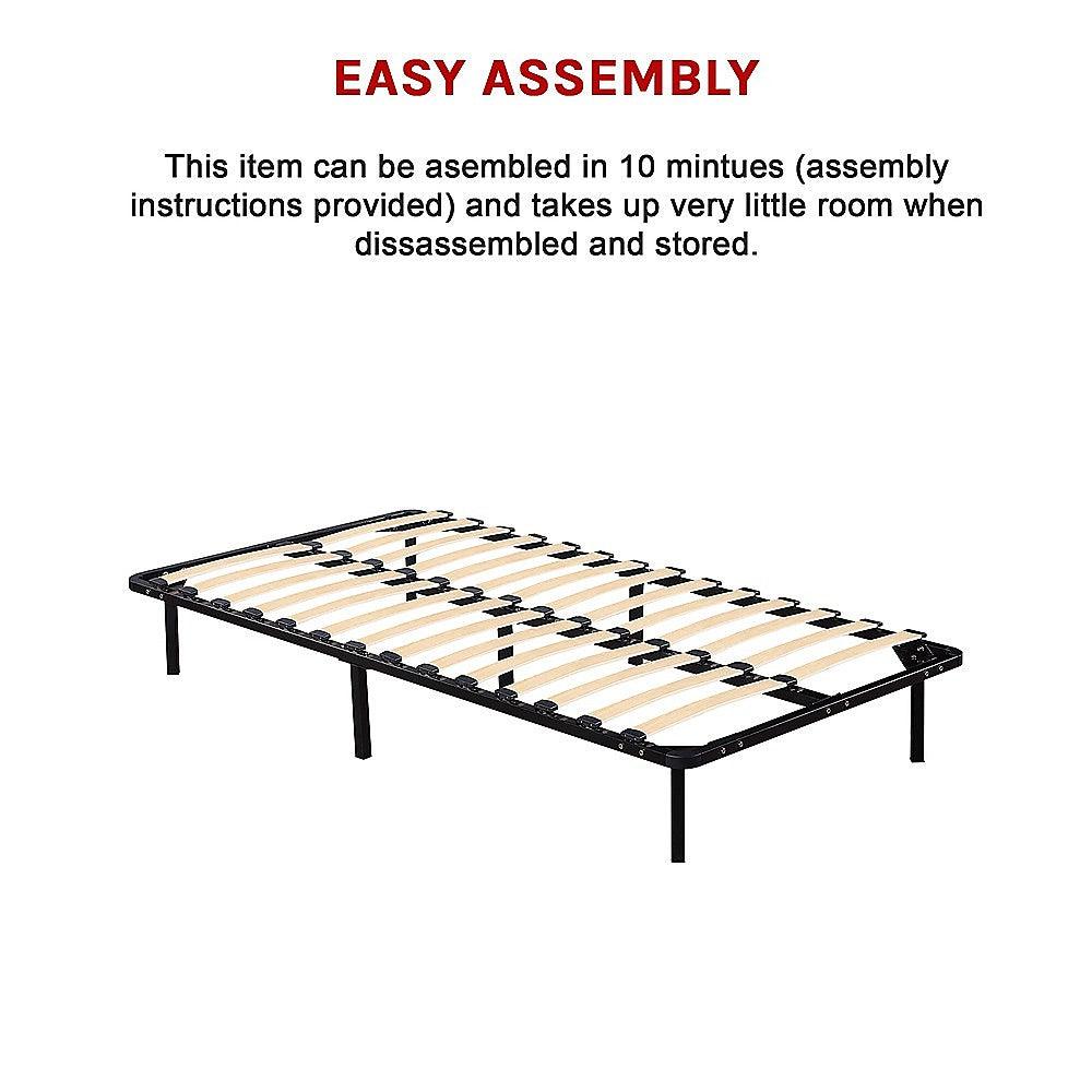 Buy King Single Metal Bed Frame - Bedroom Furniture discounted | Products On Sale Australia