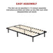 Buy King Single Metal Bed Frame - Bedroom Furniture discounted | Products On Sale Australia