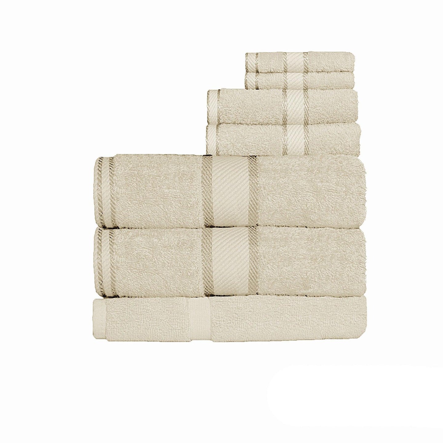 Buy Kingtex 550gsm Cotton 7 Pce Bath Sheet Set Linen discounted | Products On Sale Australia