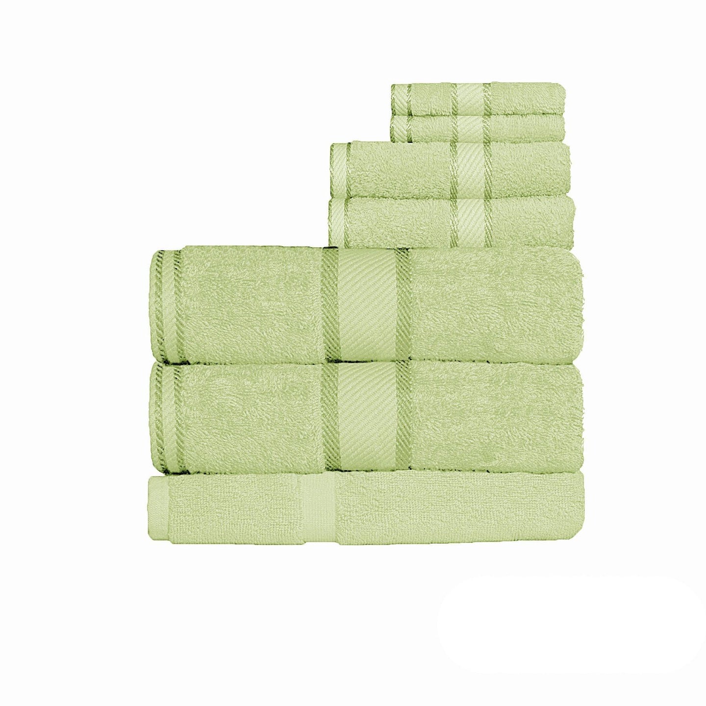 Buy Kingtex 550gsm Cotton 7 Pce Bath Sheet Set New Apple discounted | Products On Sale Australia