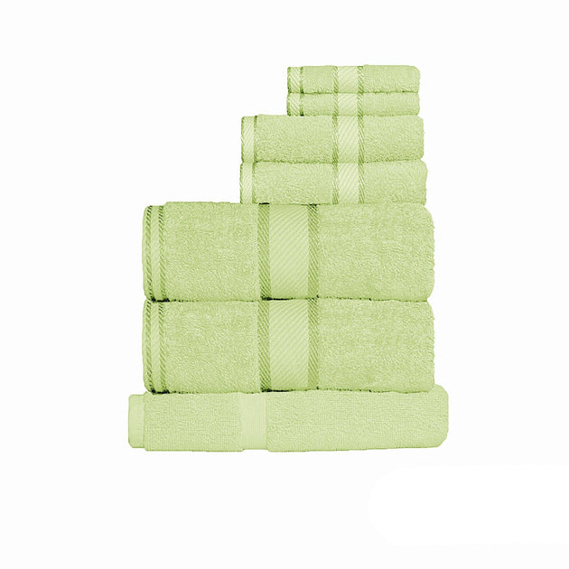 Buy Kingtex 550gsm Cotton 7 Pce Towel Set New Apple discounted | Products On Sale Australia