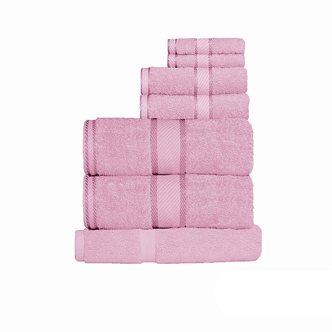 Buy Kingtex 550gsm Cotton 7 Pce Towel Set Rose discounted | Products On Sale Australia