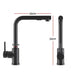 Buy Kitchen Mixer Tap Pull Out Rectangle 2 Mode Sink Basin Faucet Swivel WELS Black discounted | Products On Sale Australia