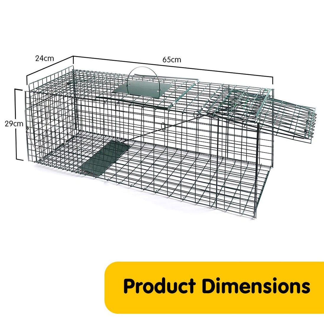 Buy Klika Humane Live Animal Trap Possum Rat Rabbit Hare Catcher Folding Cage discounted | Products On Sale Australia