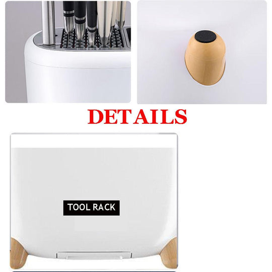 Buy Knife Holder Multifunctional Household Drainage Knife Storage Rack Table Rack discounted | Products On Sale Australia